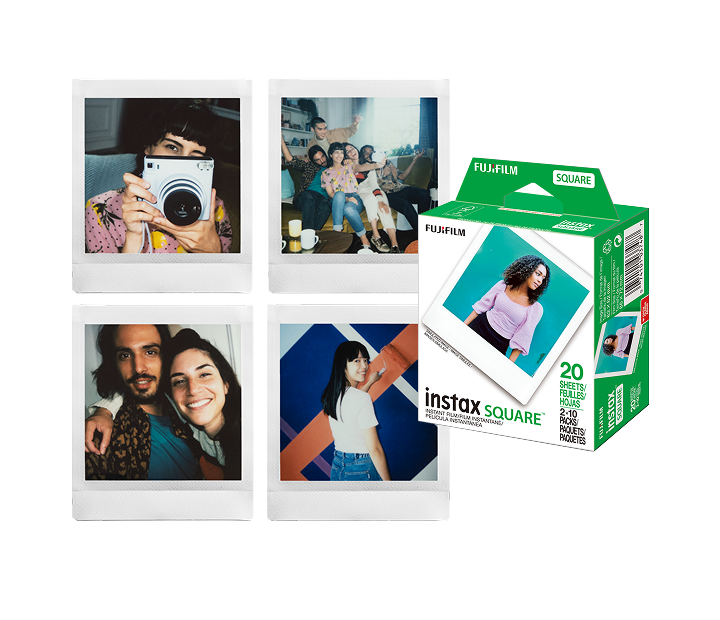 Image of Square Film Twin Pack packaging and sample photos