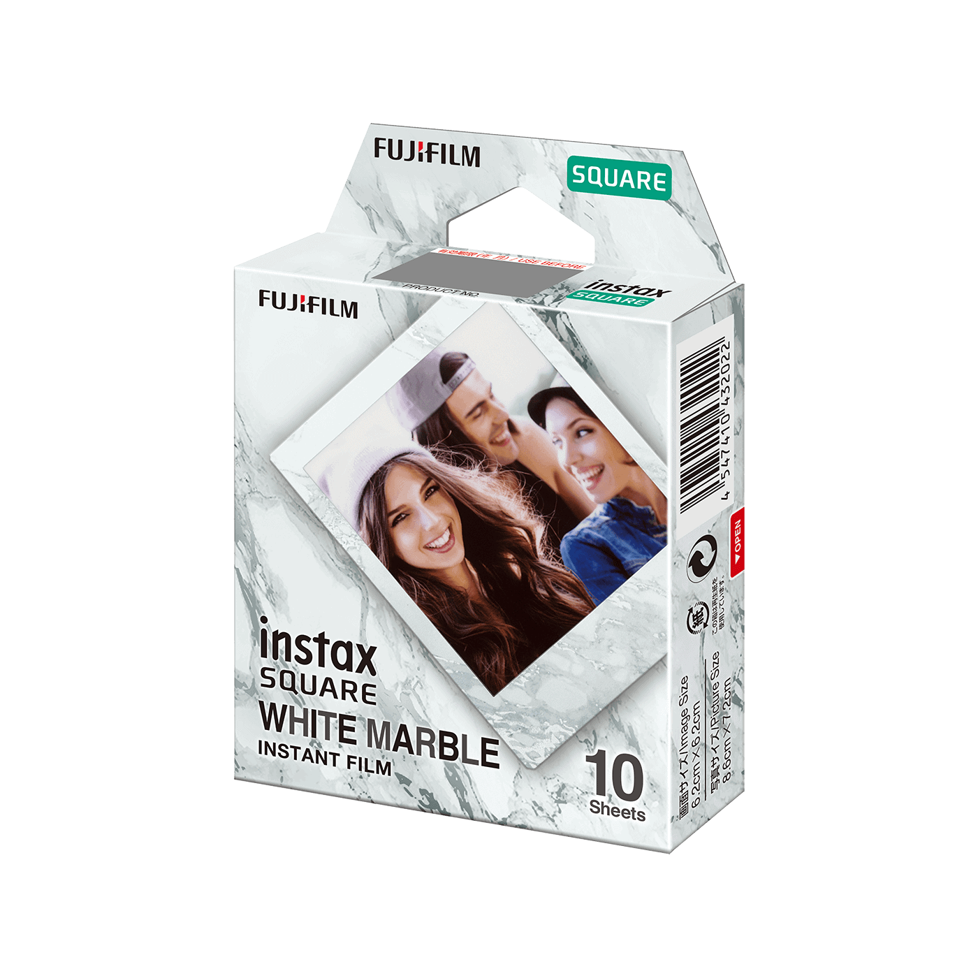 FUJIFILM FILM INSTAX SQUARE WHITEMARBLE 10 Poses