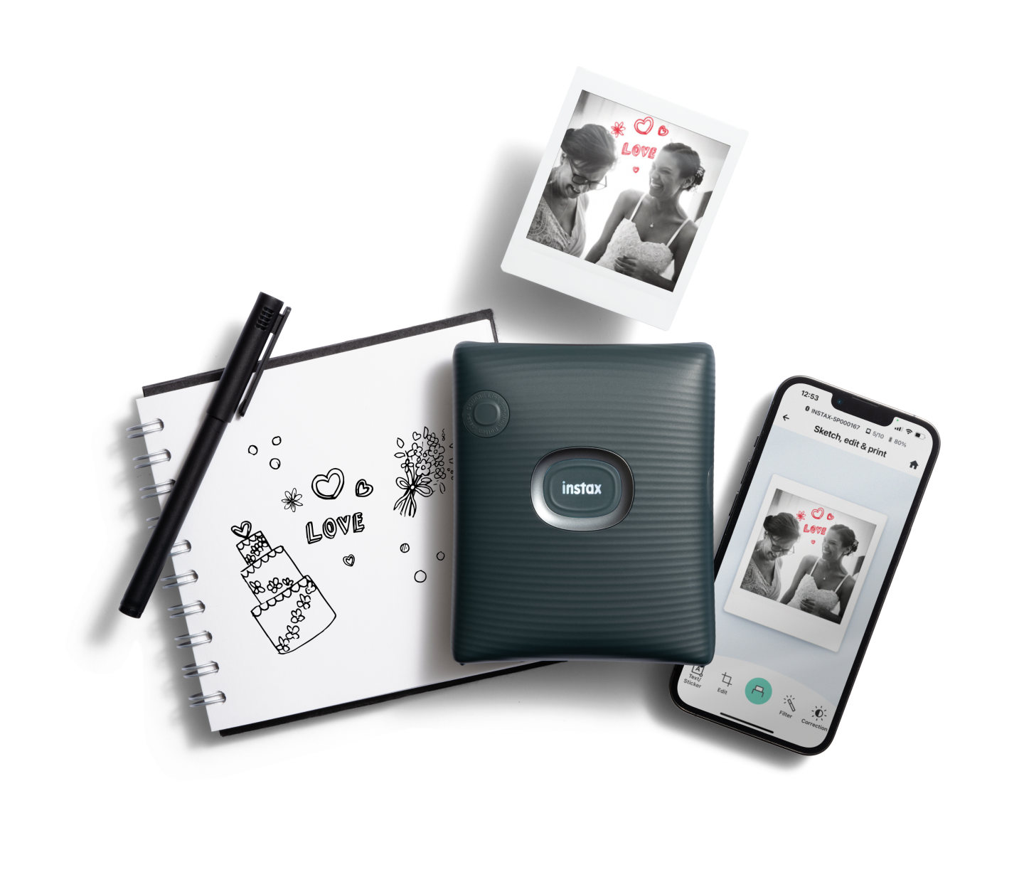 Imprimante photo Fujifilm Instax Mini Link compatible smartphone