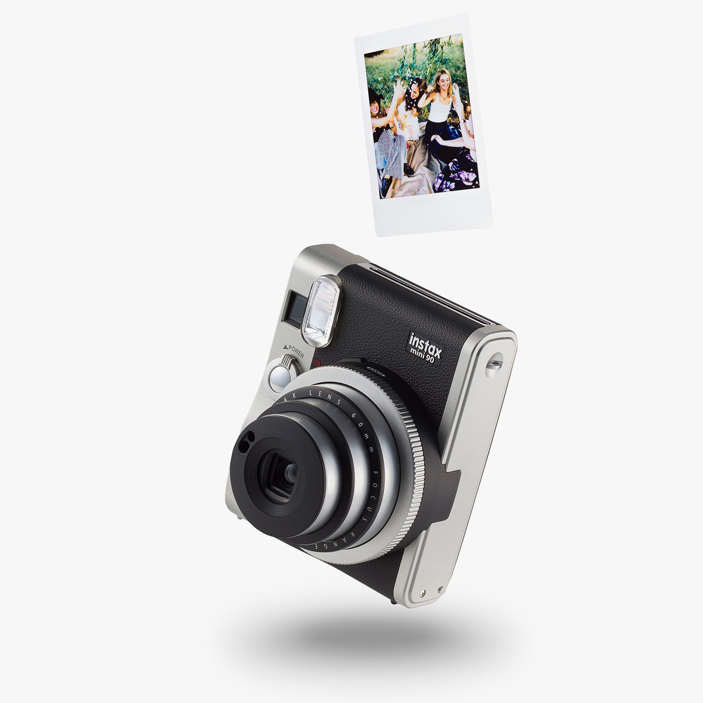  Fujifilm Instax Mini 90 Instant Film Camera (Brown) :  Electronics