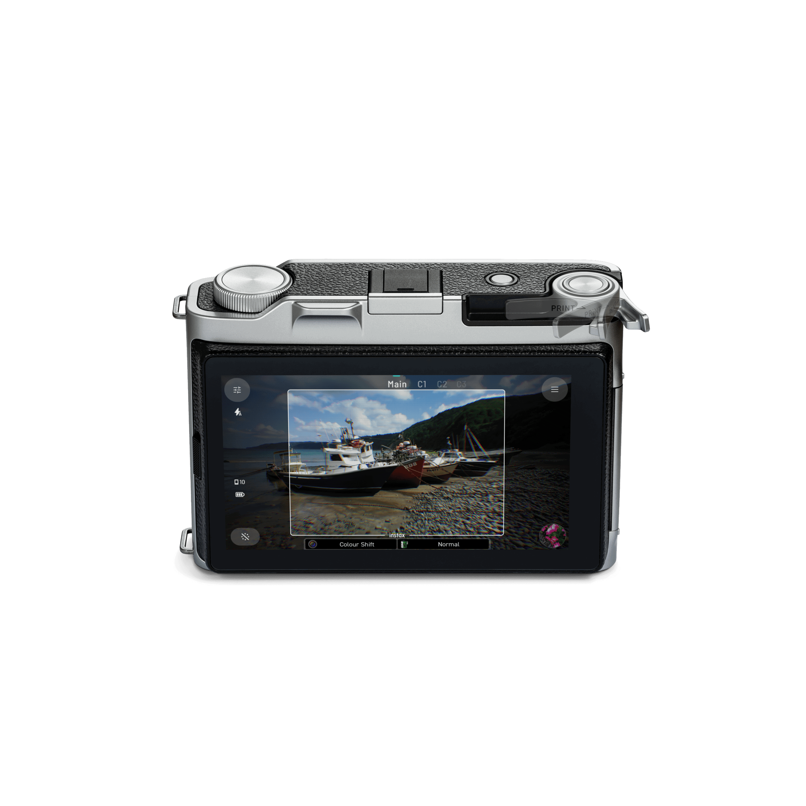 260721-instax-mini-Evo-2-Promotional-images-05-Printing-using-the-print-lever